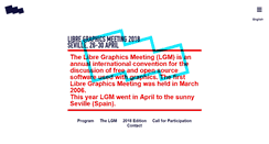 Desktop Screenshot of libregraphicsmeeting.org